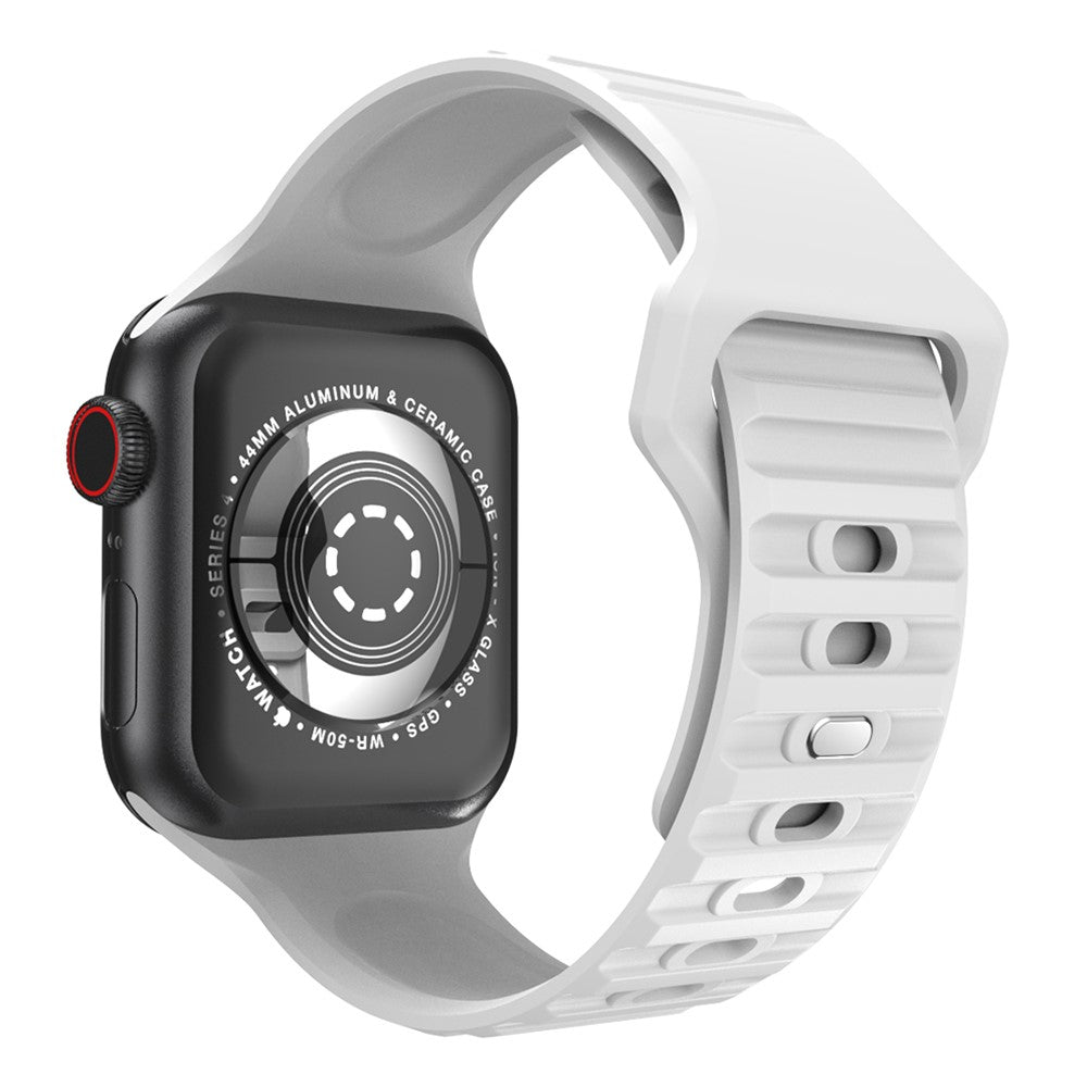 Helt vildt fantastisk Universal Apple Silikone Rem - Hvid#serie_1