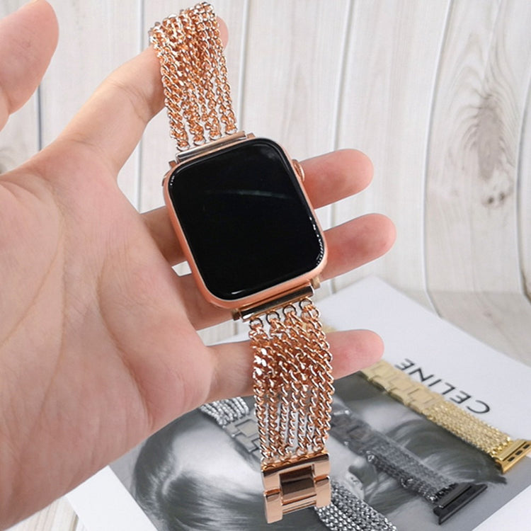 Rigtigt fed Universal Apple Metal Urrem - Sølv#serie_2