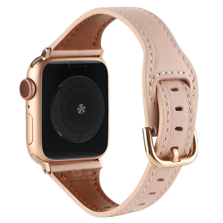 Solid Universal Apple Ægte læder Rem - Pink#serie_1