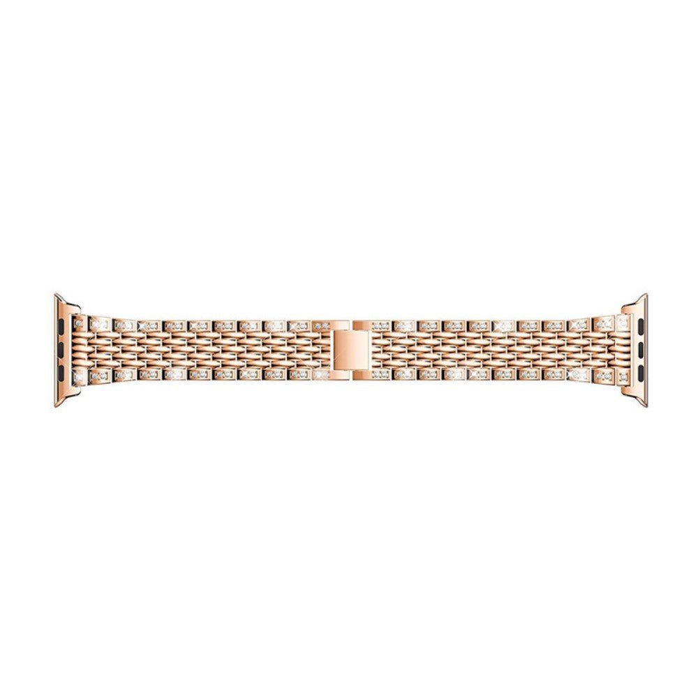 Mega smuk Universal Apple Metal og Rhinsten Rem - Pink#serie_1