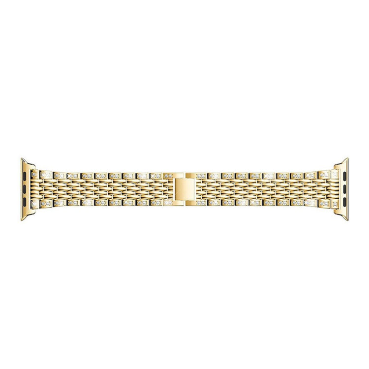 Mega smuk Universal Apple Metal og Rhinsten Rem - Guld#serie_4