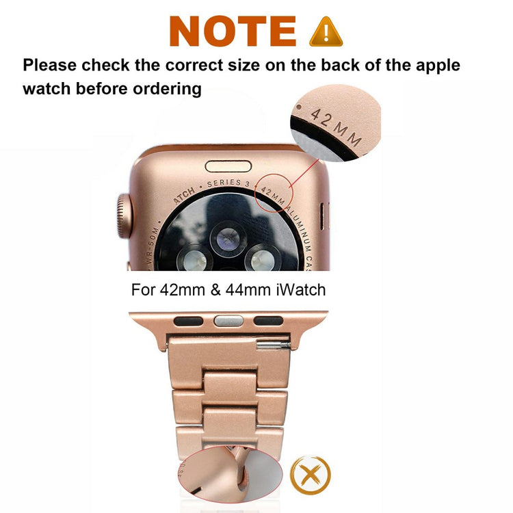 Rigtigt kønt Universal Apple Metal og Rhinsten Rem - Pink#serie_1