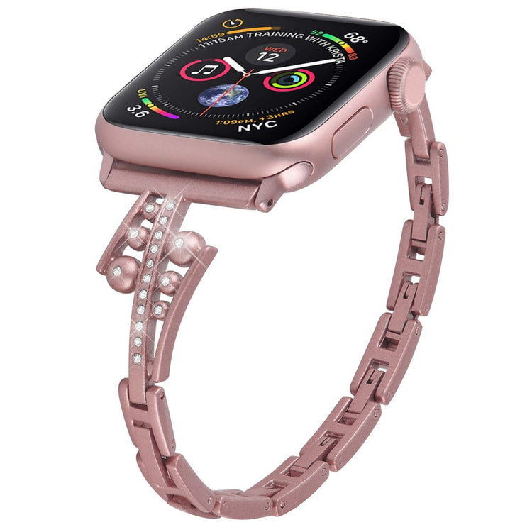 Helt vildt fint Universal Apple Metal og Rhinsten Rem - Pink#serie_2