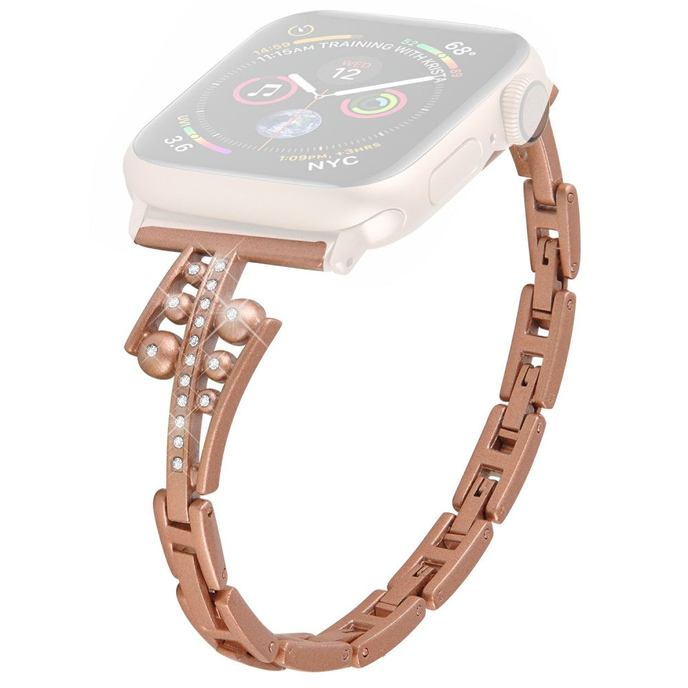 Helt vildt fint Universal Apple Metal og Rhinsten Rem - Pink#serie_3