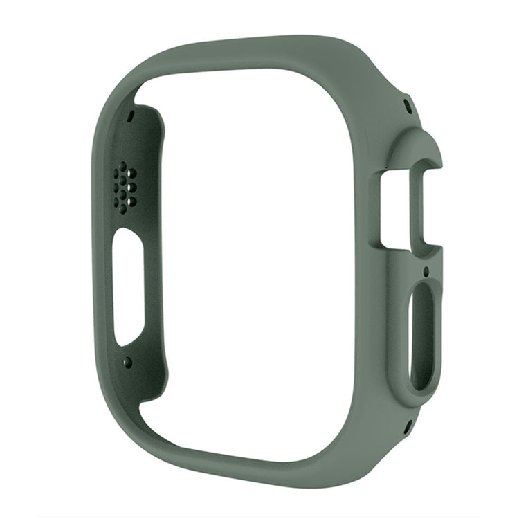 Apple Watch Ultra Plastik Cover med Skærmbeskytter og Hærdet Glas - Grøn#serie_10