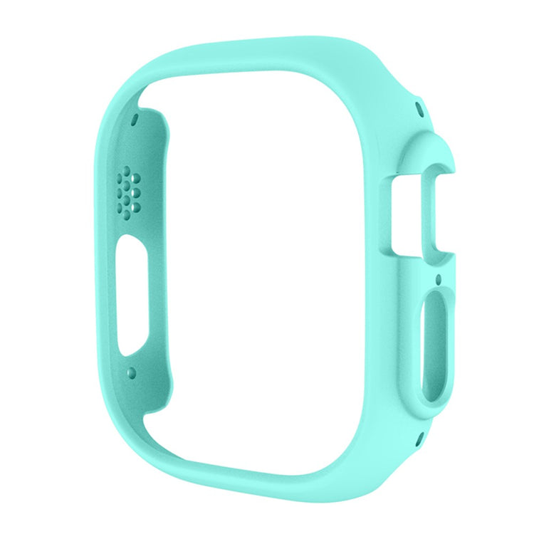 Apple Watch Ultra Plastik Cover med Skærmbeskytter og Hærdet Glas - Blå#serie_13