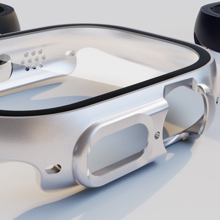 Mega Flot Apple Watch Ultra Cover med Skærmbeskytter i Plastik og Hærdet Glas - Grøn#serie_3