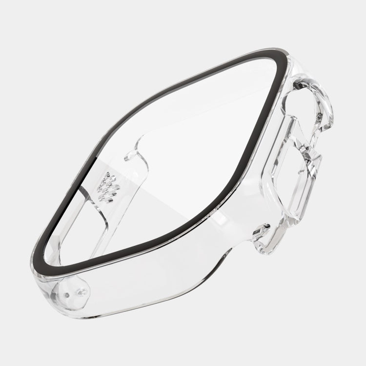 Mega Flot Apple Watch Ultra Cover med Skærmbeskytter i Plastik og Hærdet Glas - Gennemsigtig#serie_4