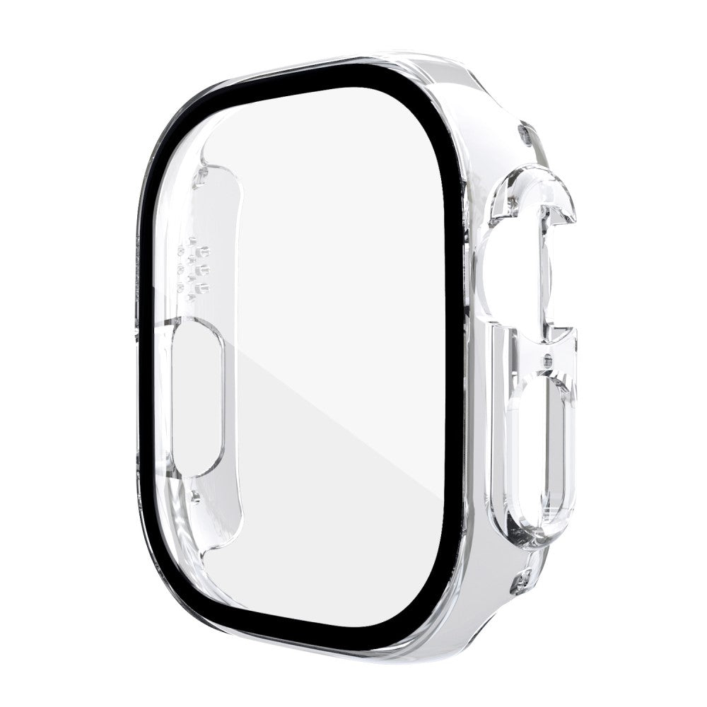 Mega Flot Apple Watch Ultra Cover med Skærmbeskytter i Plastik og Hærdet Glas - Gennemsigtig#serie_4