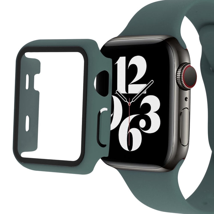 Apple Watch Ultra Plastik Rem med Cover og Hærdet Glas - Grøn#serie_2