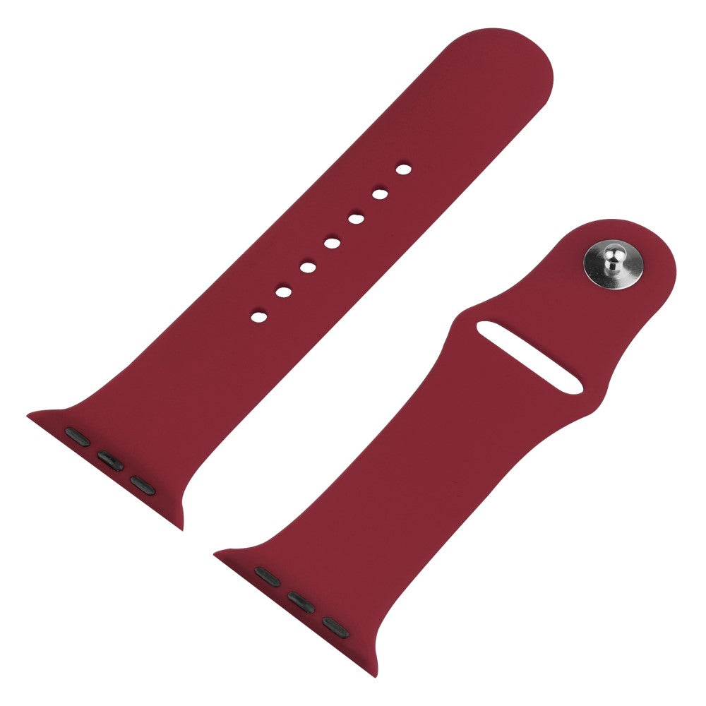 Apple Watch Ultra Plastik Rem med Cover og Hærdet Glas - Rød#serie_3