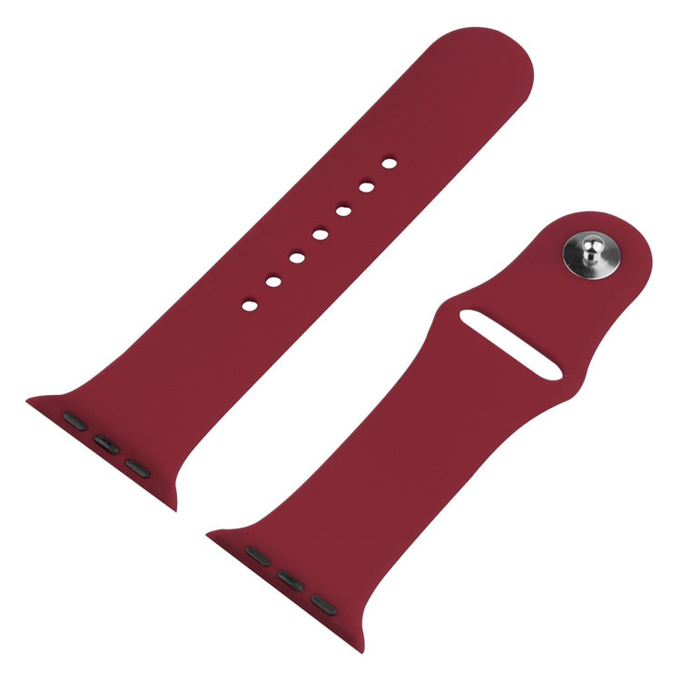 Apple Watch Ultra Plastik Rem med Cover og Hærdet Glas - Rød#serie_3