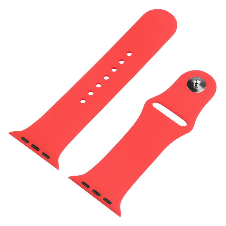 Apple Watch Ultra Plastik Rem med Cover og Hærdet Glas - Rød#serie_4