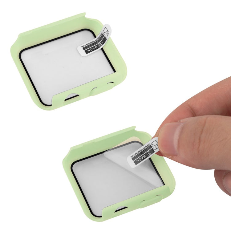 Apple Watch Ultra Plastik Rem med Cover og Hærdet Glas - Grøn#serie_5