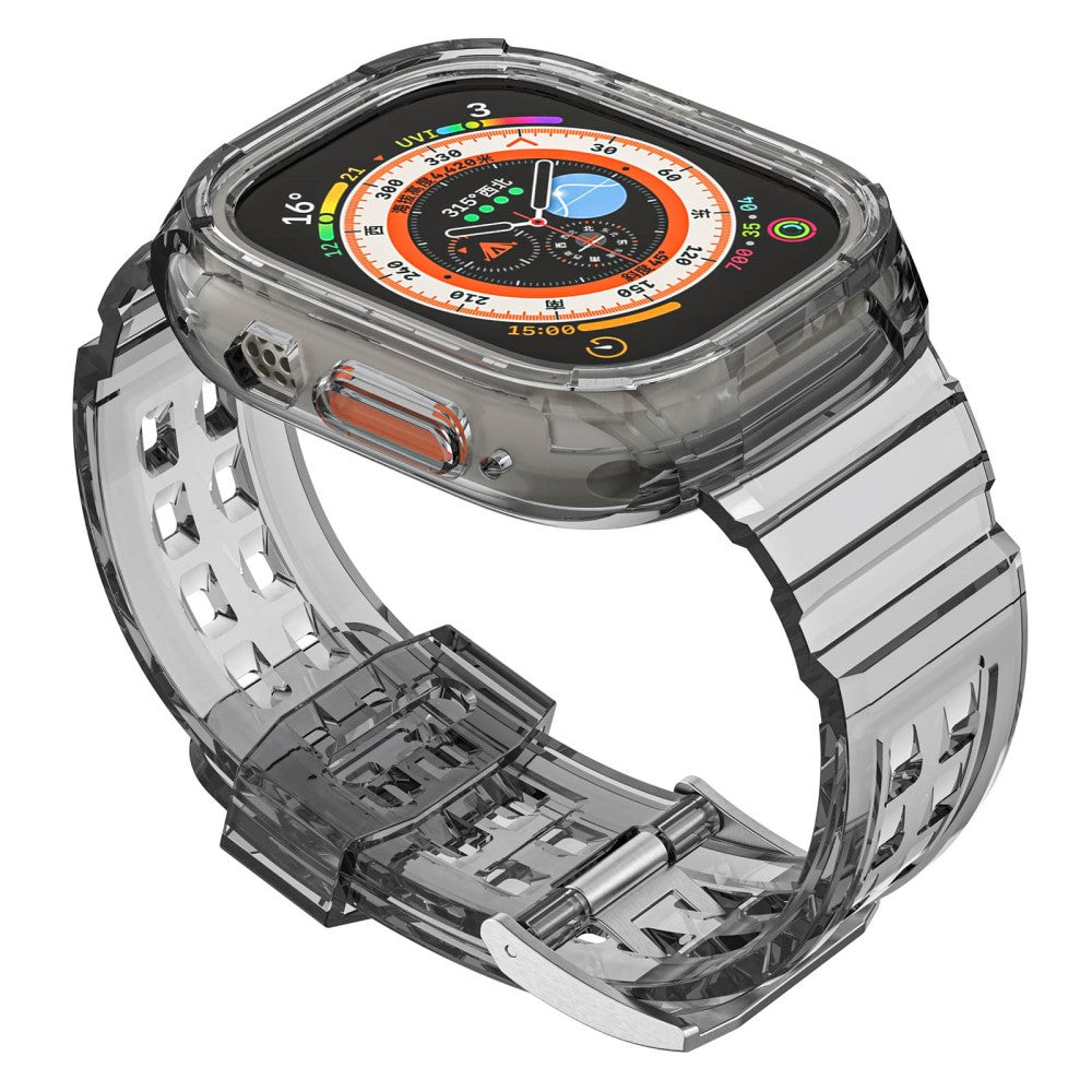Super sejt Apple Watch Ultra Silikone Rem - Sort#serie_2