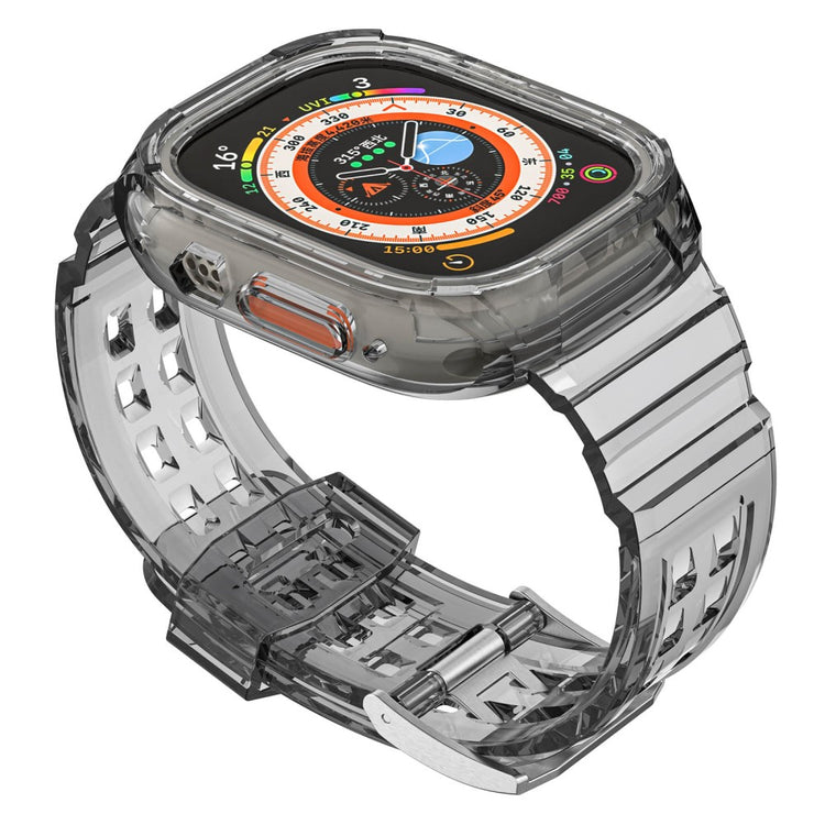 Super sejt Apple Watch Ultra Silikone Rem - Sort#serie_2