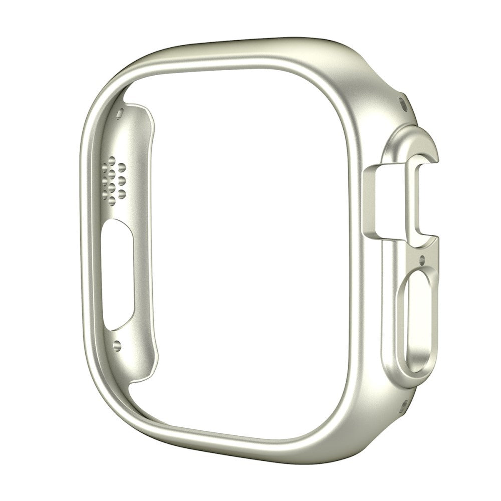 Apple Watch Ultra Plastik Cover med Skærmbeskytter - Sølv#serie_1