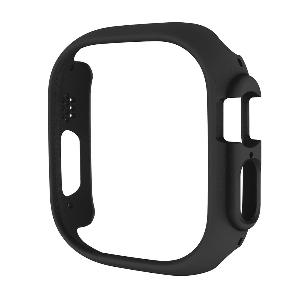 Apple Watch Ultra Plastik Cover med Skærmbeskytter - Sort#serie_2
