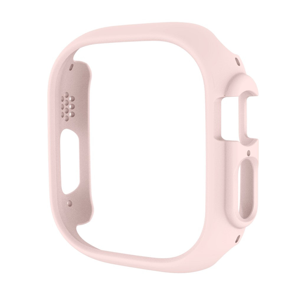 Apple Watch Ultra Plastik Cover med Skærmbeskytter - Pink#serie_5