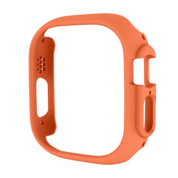 Apple Watch Ultra Plastik Cover med Skærmbeskytter - Orange#serie_6