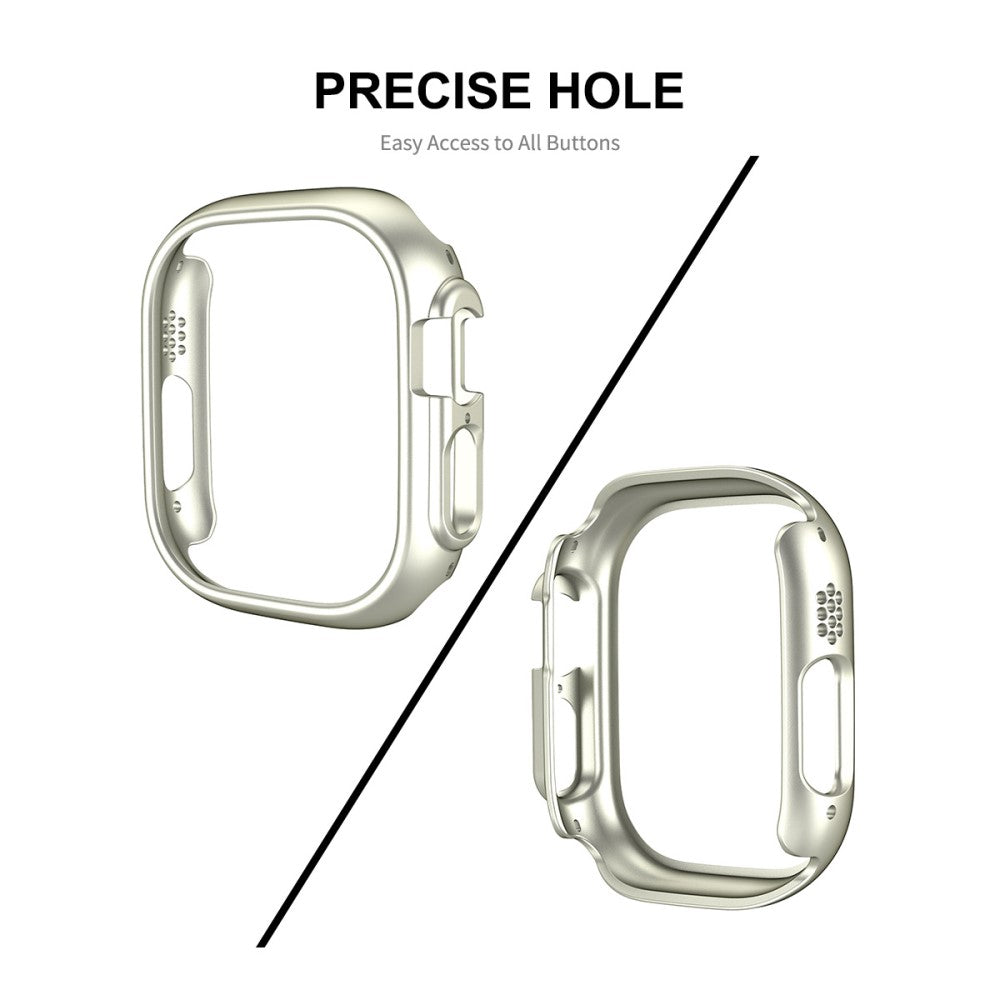 Apple Watch Ultra Plastik Cover med Skærmbeskytter - Grøn#serie_7