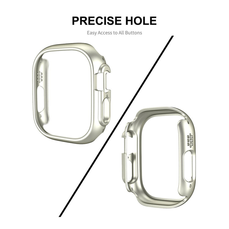 Apple Watch Ultra Plastik Cover med Skærmbeskytter - Grøn#serie_7