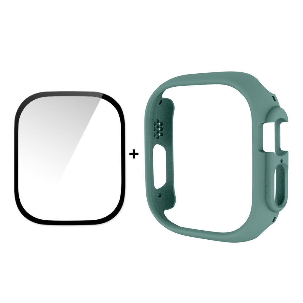 Apple Watch Ultra Plastik Cover med Skærmbeskytter - Grøn#serie_7