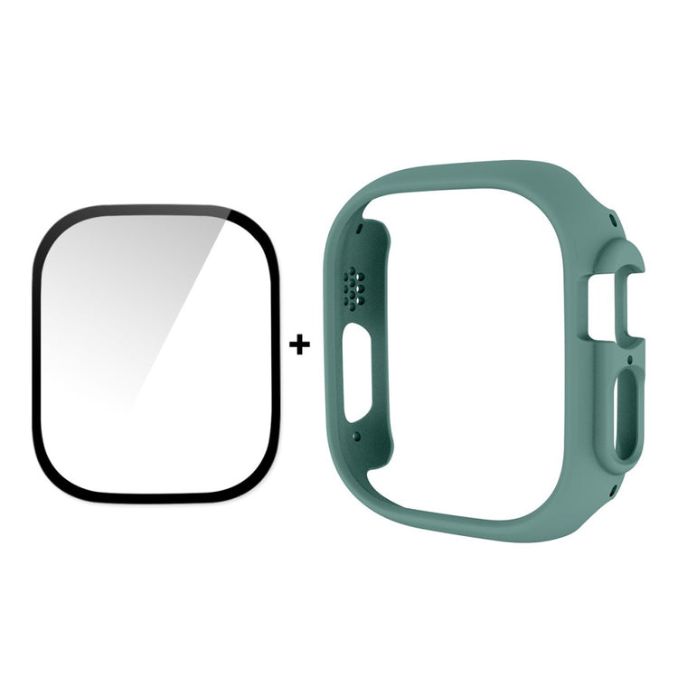 Apple Watch Ultra Plastik Cover med Skærmbeskytter - Grøn#serie_7