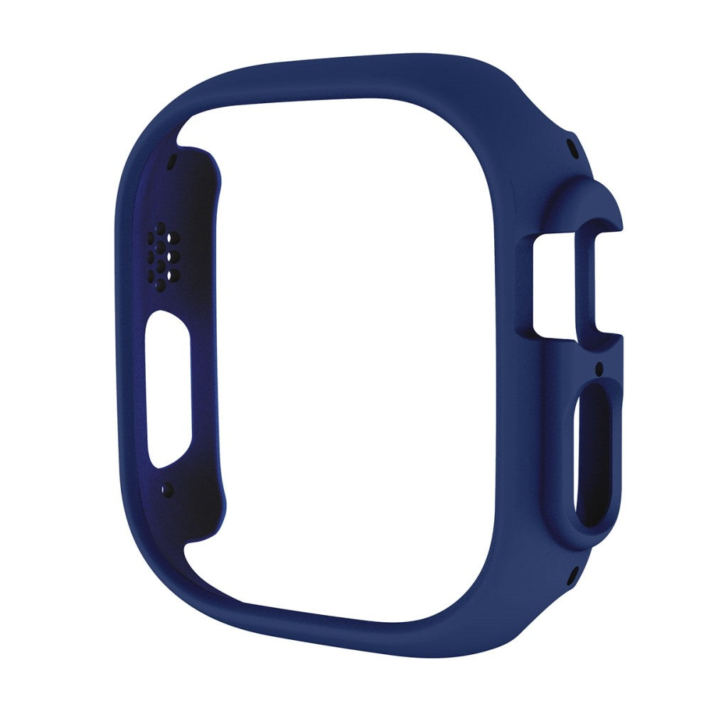 Apple Watch Ultra Plastik Cover med Skærmbeskytter - Blå#serie_8