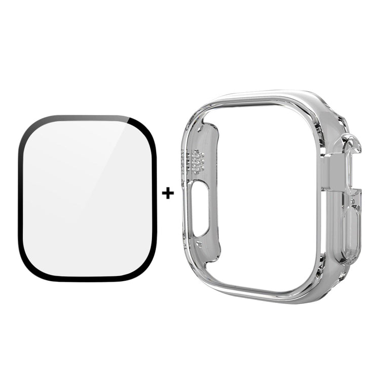Apple Watch Ultra Plastik Cover med Skærmbeskytter - Gennemsigtig#serie_9