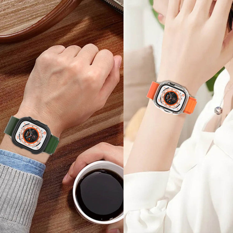 Rigtigt Fed Apple Watch Ultra Plastik Cover - Grøn#serie_3