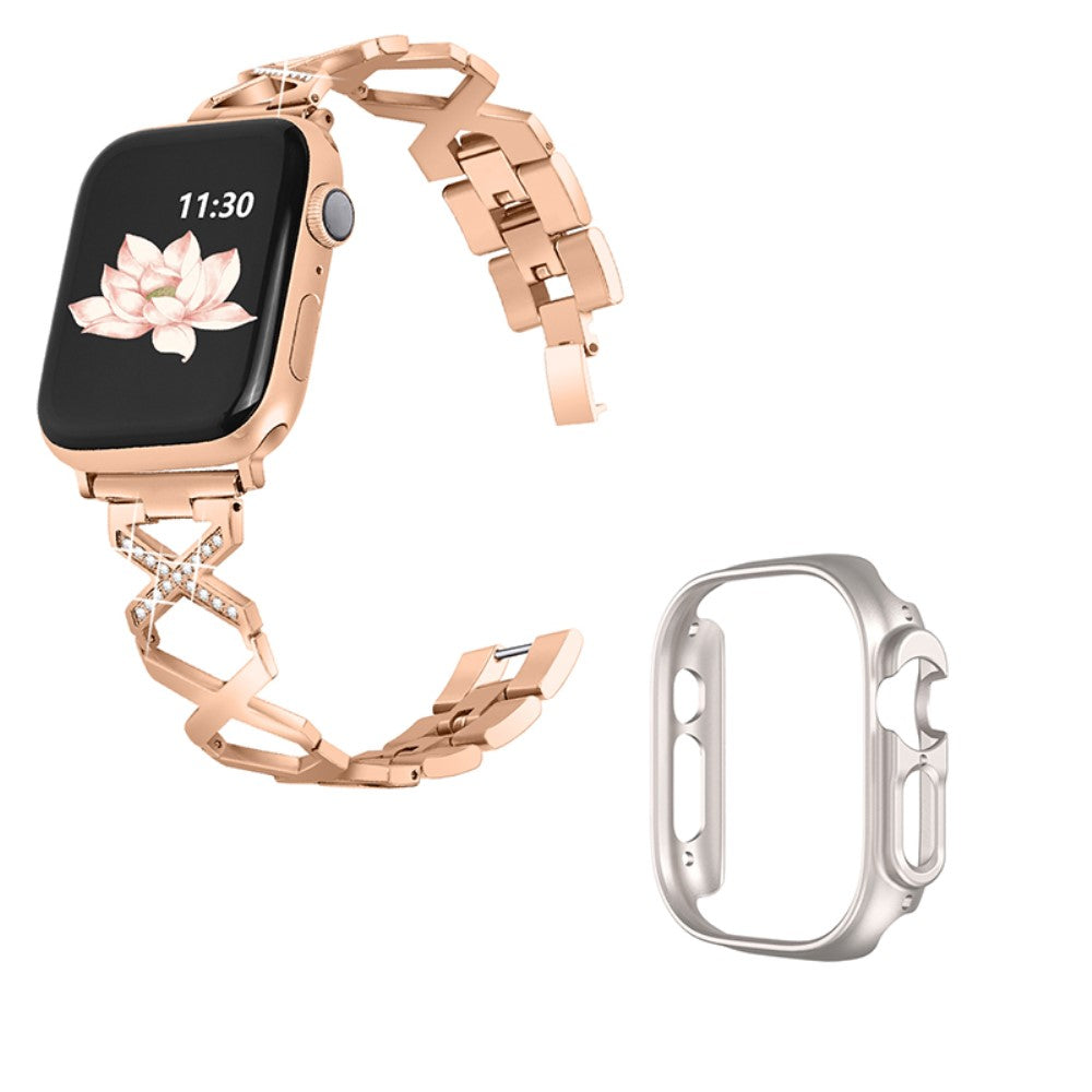Apple Watch Ultra Metal Rem med Cover - Pink#serie_4