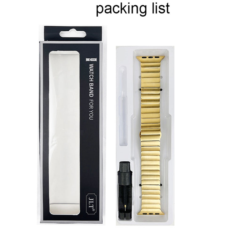 Rigtigt fed Universal Apple Metal Urrem - Guld#serie_2