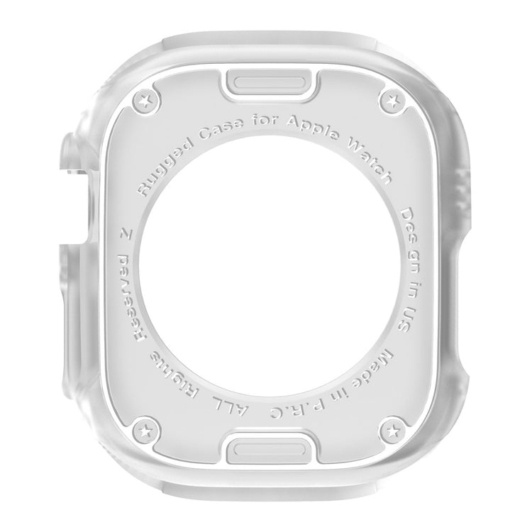 Apple Watch Series 8 (41mm) Beskyttende Silikone Bumper  - Gennemsigtig#serie_4