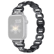 Stylish Universel Apple Metal and Rhinestone Strap