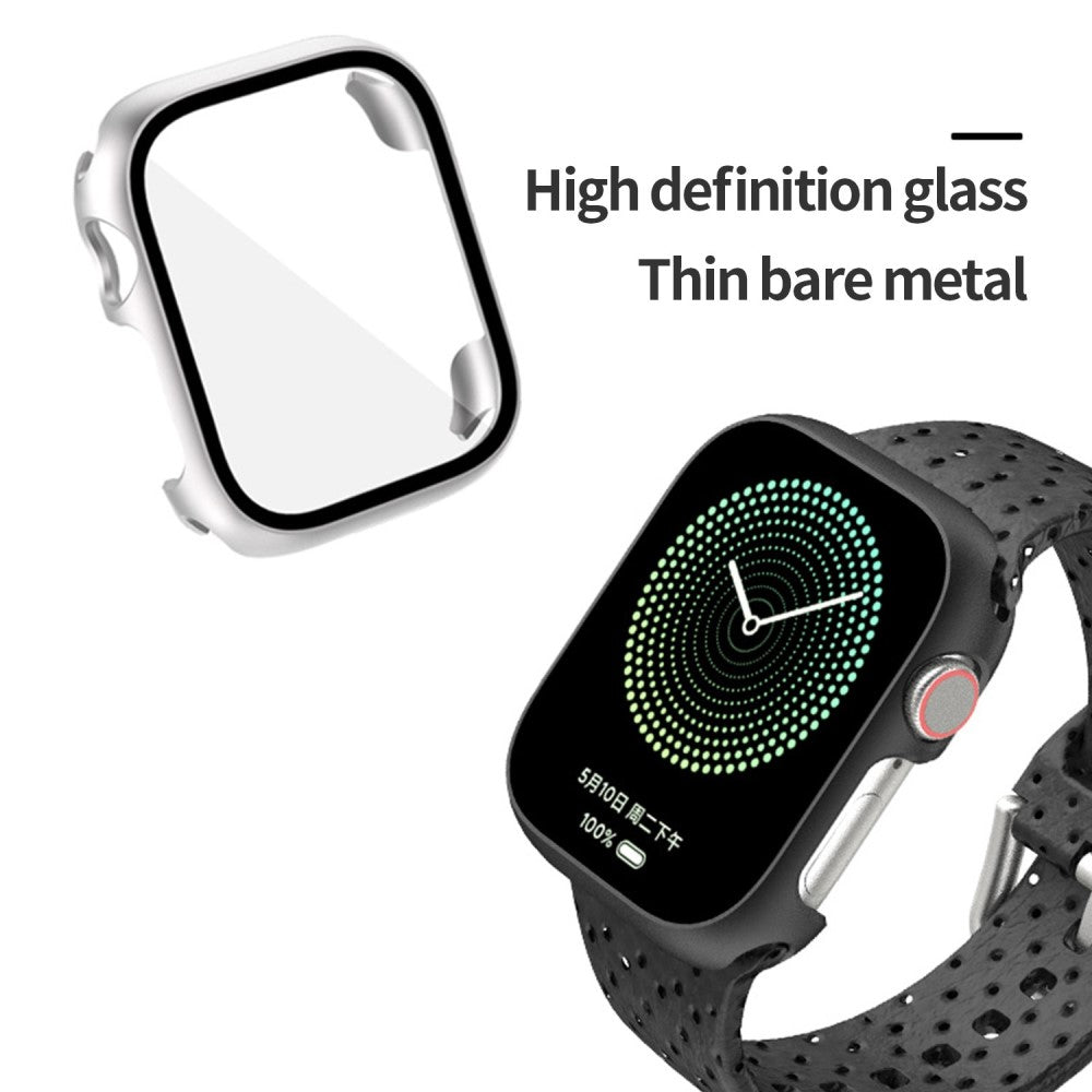 Vildt Fint Universal Apple Cover med Skærmbeskytter i Plastik og Hærdet Glas - Brun#serie_9