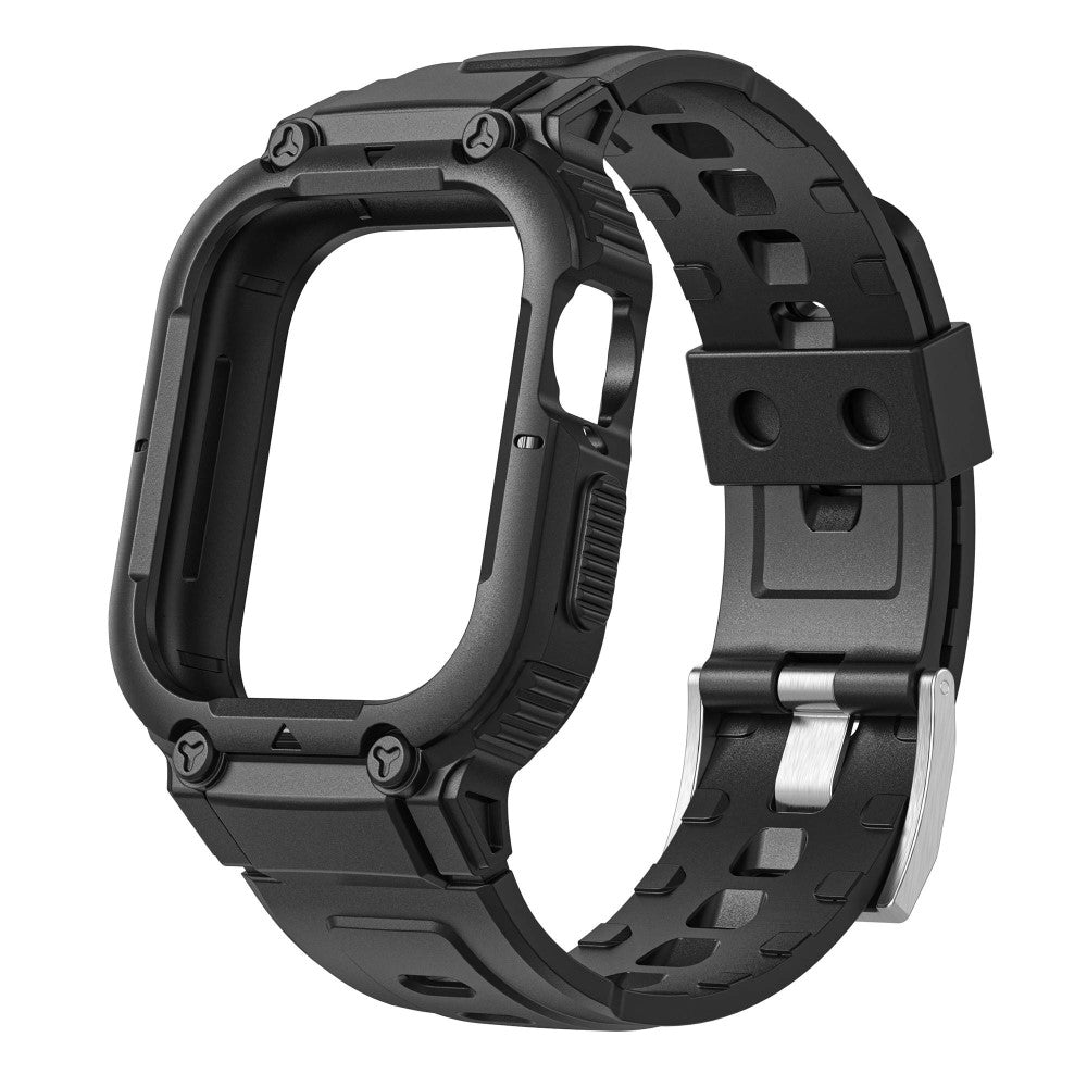 Helt vildt rart Universal Apple Silikone Rem - Sort#serie_1