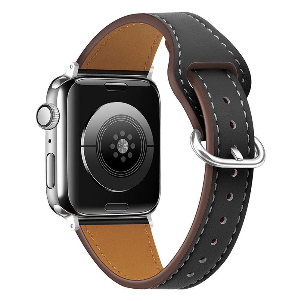 Helt vildt godt Universal Apple Ægte læder Rem - Sort#serie_3