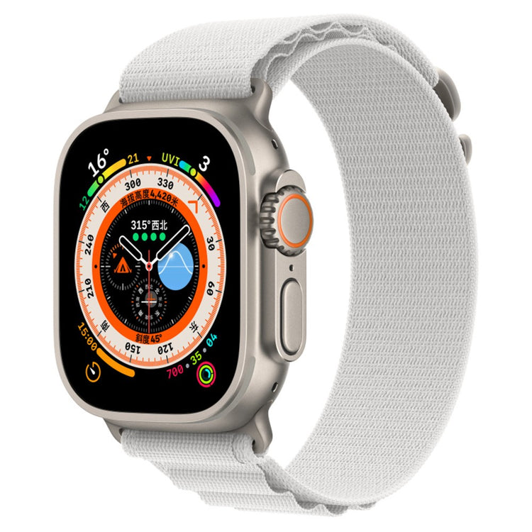 Meget skøn Universal Apple Nylon Rem - Hvid#serie_3