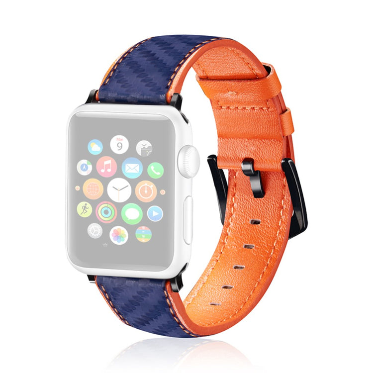 Meget fantastisk Universal Apple Ægte læder Rem - Blå#serie_3