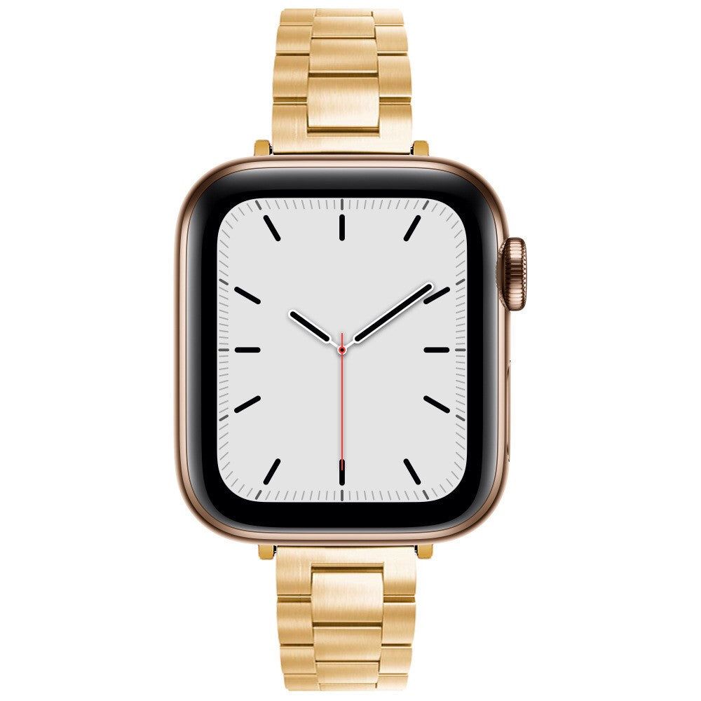 Klassisk Universal Apple Metal Rem - Guld#serie_2