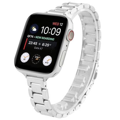 Klassisk Universal Apple Metal Rem - Sølv#serie_4