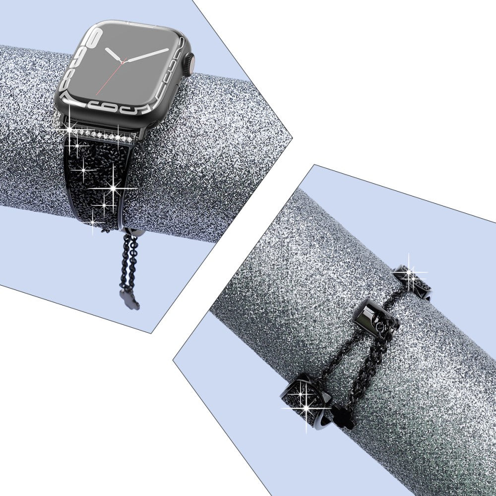 Helt vildt fantastisk Universal Apple Metal Rem - Sort#serie_1