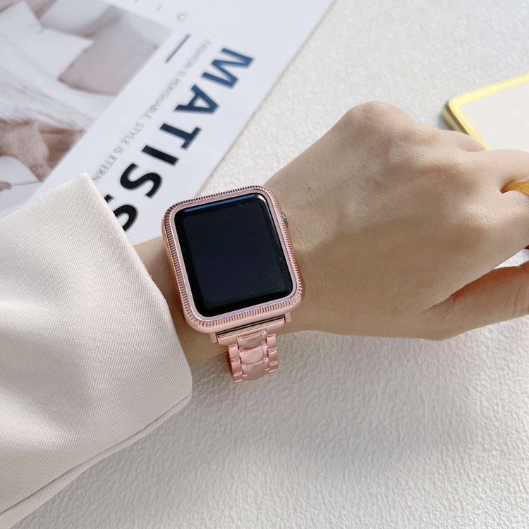 Helt vildt skøn Universal Apple Plastik Urrem - Pink#serie_2
