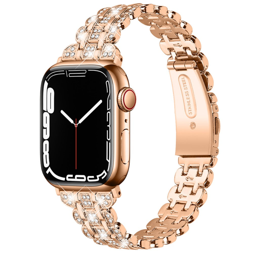 Vildt fed Universal Apple Metal og Rhinsten Rem - Pink#serie_4