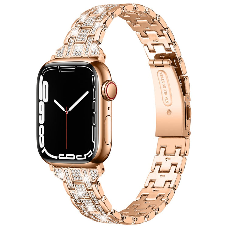Meget fantastisk Universal Apple Metal og  Rhinsten Urrem - Pink#serie_2