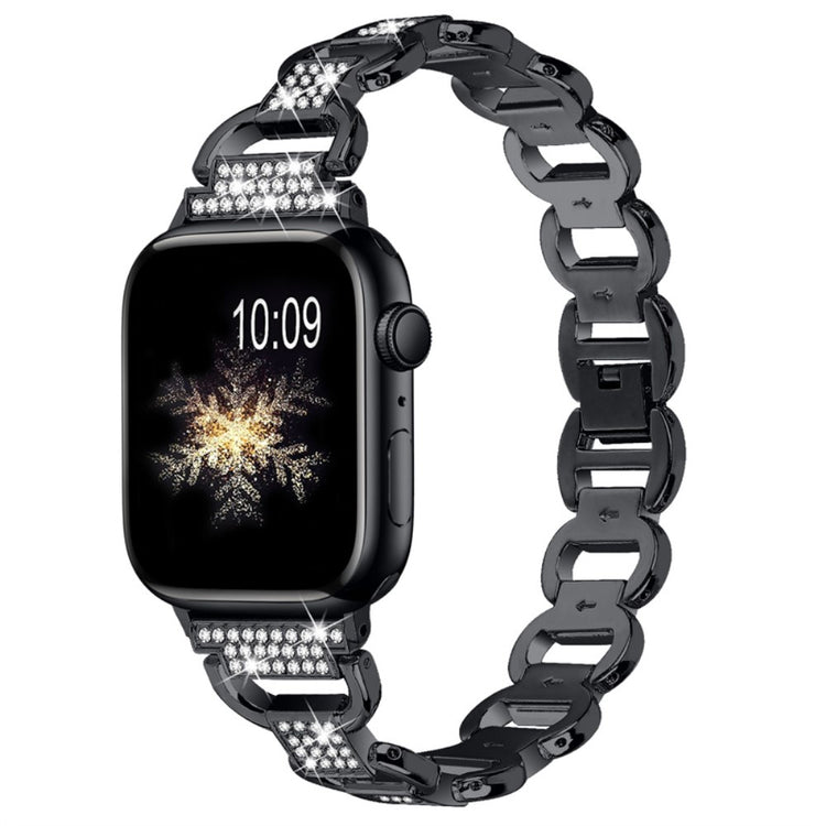 Rigtigt holdbart Universal Apple Metal og Rhinsten Rem - Sort#serie_1