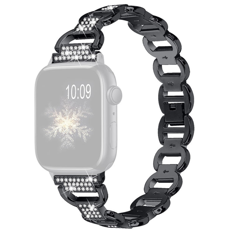 Rigtigt holdbart Universal Apple Metal og Rhinsten Rem - Sort#serie_1