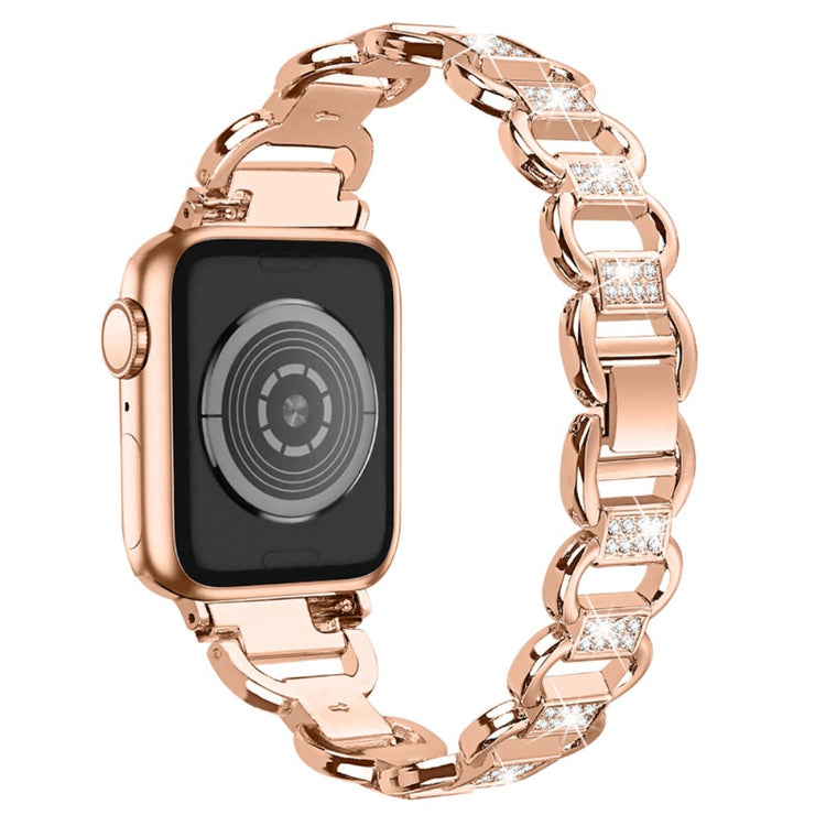 Rigtigt holdbart Universal Apple Metal og Rhinsten Rem - Pink#serie_3