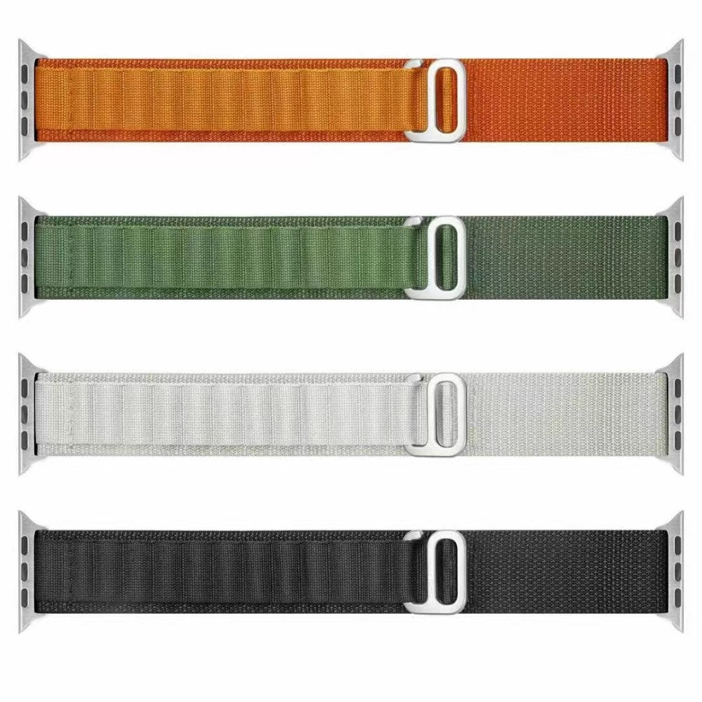 Meget kønt Universal Apple Nylon Rem - Størrelse: L - Hvid#serie_4